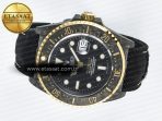 Rolex Sea Dweller 43mm Carbon Best Edition Black Dial Bezel on Black Nylon Strap A2824 - Görsel 9