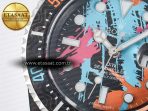 Rolex Sea Dweller 43mm Carbon Best Edition Graffiti Dial on Black Nylon Strap A2824 - Görsel 10