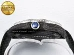 Rolex Sea Dweller 43mm Carbon Best Edition Graffiti Dial on Black Nylon Strap A2824 - Görsel 15