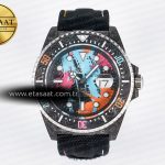 Rolex Sea Dweller 43mm Karbon Graffiti Kadran Siyah A2824 Eta Saat - Görsel 3 - 1:1 Süper Klon Saat