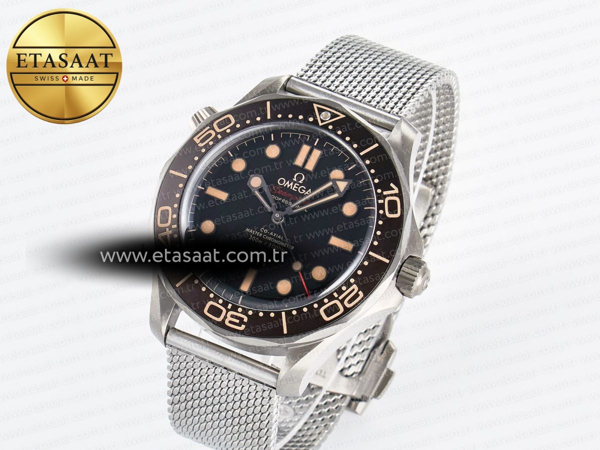 Omega Seamaster 300 “No Time to Die” Limited Edition VSF 1:1 Best Edition on SS Mesh Bracelet A8806(Free Nato) V4 - Görsel 1
