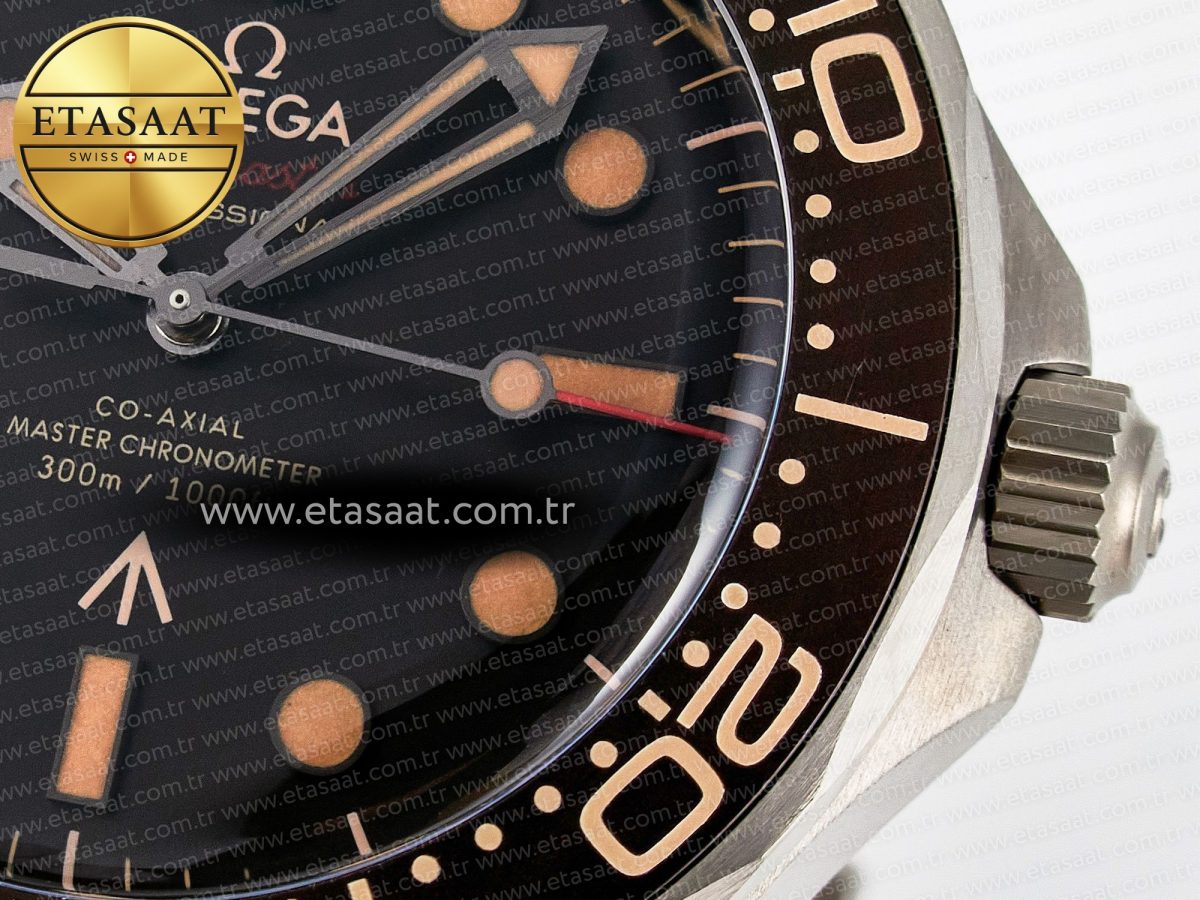 Omega Seamaster 300 “No Time to Die” Limited Edition VSF 1:1 Best Edition on SS Mesh Bracelet A8806(Free Nato) V4 - Görsel 11
