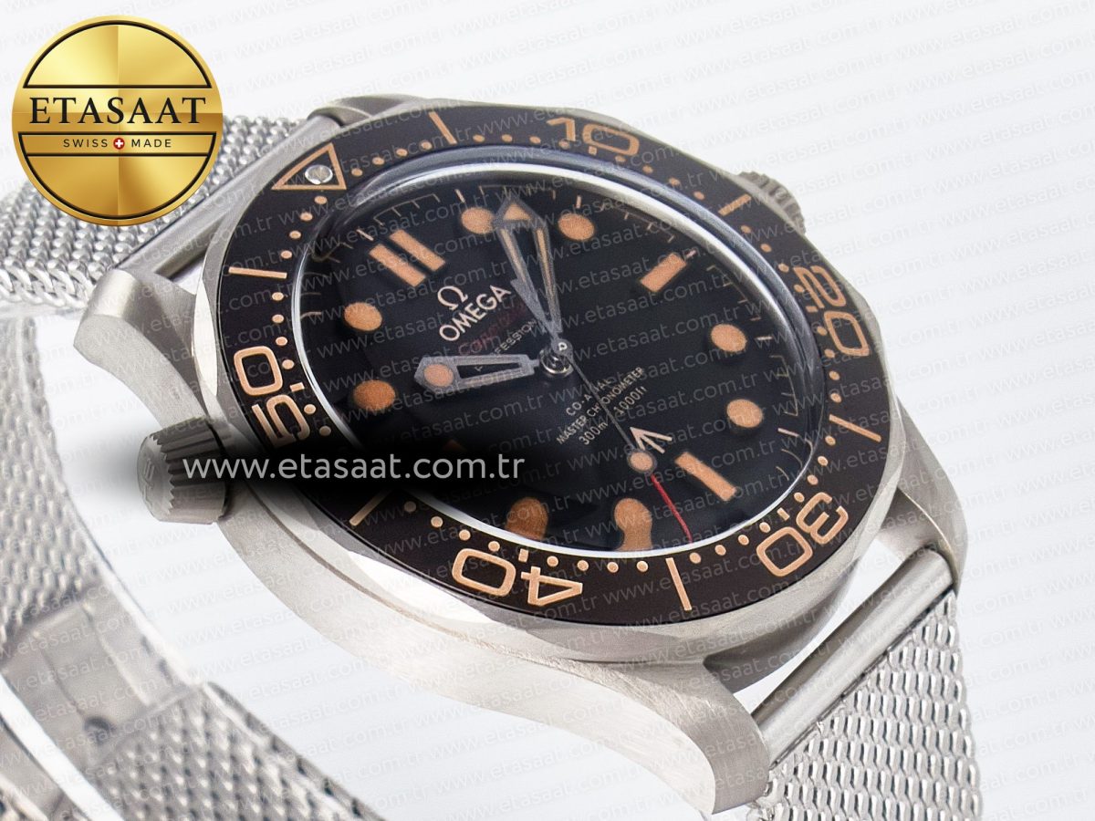 Omega Seamaster 300 “No Time to Die” Limited Edition VSF 1:1 Best Edition on SS Mesh Bracelet A8806(Free Nato) V4 - Görsel 7