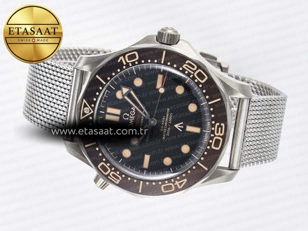 Omega Seamaster 300 “No Time to Die” Limited Edition VSF 1:1 Best Edition on SS Mesh Bracelet A8806(Free Nato) V4 - Görsel 9