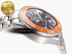 Omega Seamaster Brown Dial Orange Bezel A8912 - Görsel 9