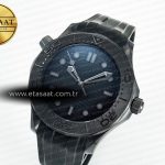 Omega Seamaster Diver 300M Black Ceramic Black Dial On Black Rubber Strap 8806