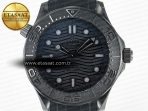 Omega Seamaster Diver 300M Black Ceramic Black Dial On Black Rubber Strap 8806 - Görsel 3