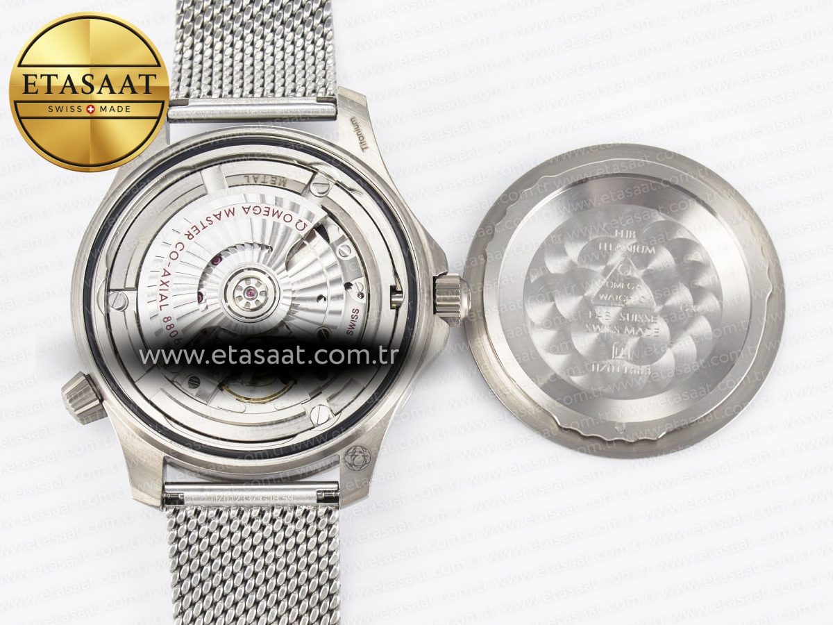 Omega Seamaster Diver 300M James Bond 007 60th Anniversary VSF 1:1 Best Edition Blue Dial on Mesh Bracelet A8806 - Görsel 18