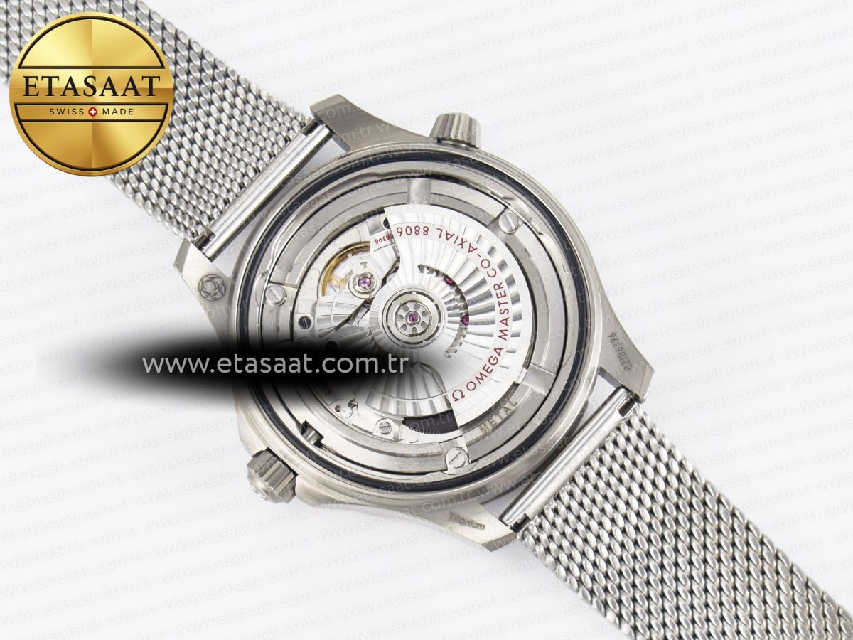 Omega Seamaster Diver 300M James Bond 007 60th Anniversary VSF 1:1 Best Edition Blue Dial on Mesh Bracelet A8806 - Görsel 19