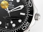 Omega Seamaster Diver 300M VSF 1:1 Best Edition Black Ceramic Black Dial on SS Bracelet A8800 V2 - Görsel 12