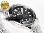 Omega Seamaster Diver 300M VSF 1:1 Best Edition Black Ceramic Black Dial on SS Bracelet A8800 V2 - Görsel 7