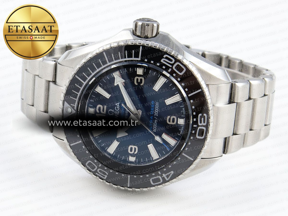 Omega SEAMASTER BLUE DIAL BLACK BEZEL ON SS A2824 - Görsel 6