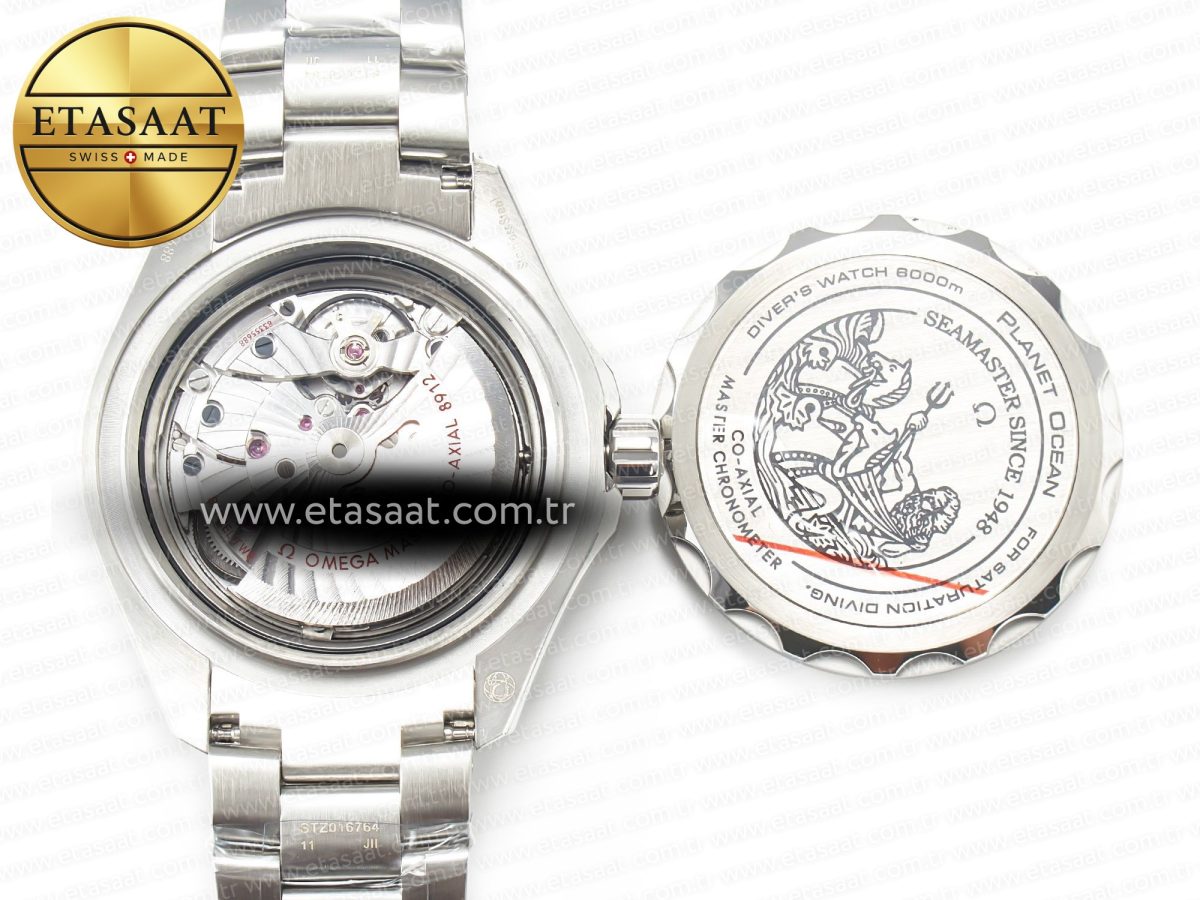 Omega Seamaster ULTRA DEEP 6000M SS VSF 1:1 Best Edition Summer Blue Dial on SS Bracelet A8912 - Görsel 16
