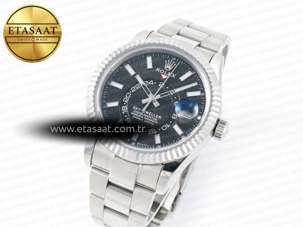 Rolex Skydweller Black SS Jubilee Bracelet A23J