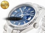 Rolex Skydweller SS Noob Best Edition Blue Dial on SS Jubilee Bracelet A23J - Görsel 6