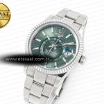 Rolex Skydweller SS Noob Best Edition Green Dial on SS Jubilee Bracelet A23J