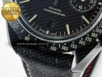 Omega Speedmaster “Dark Side of The Moon” Real Ceramic N1F 1:1 Best Edition on Leather Strap A9900 - Görsel 14