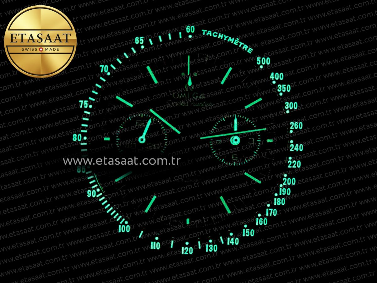 Omega Speedmaster “Dark Side of The Moon” Real Ceramic N1F 1:1 Best Edition on Leather Strap A9900 - Görsel 27
