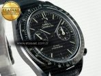Omega Speedmaster “Dark Side of The Moon” Real Ceramic N1F 1:1 Best Edition on Leather Strap A9900 - Görsel 5