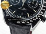 Omega Speedmaster “Dark Side of The Moon” Real Ceramic N1F 1:1 Best Edition on Nylon Strap A9900 - Görsel 14