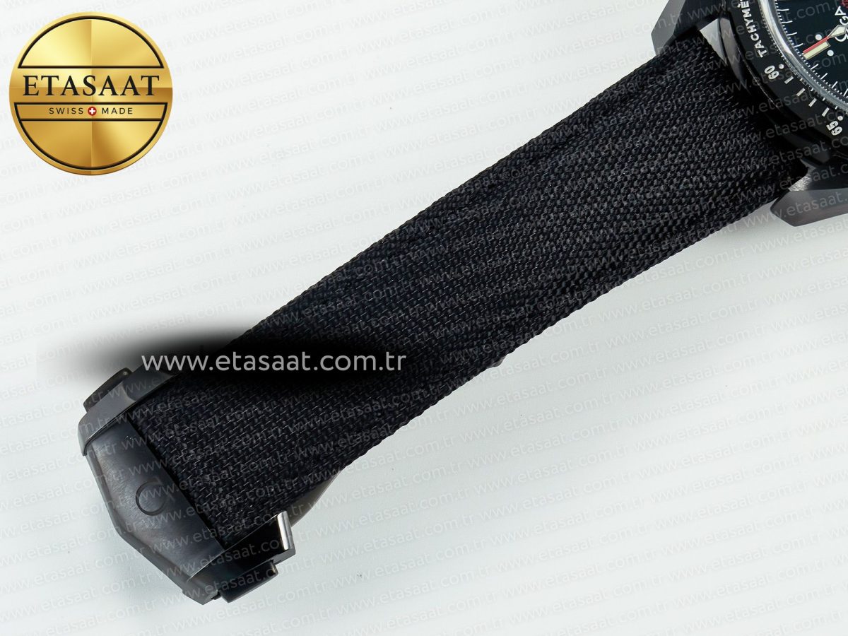 Omega Speedmaster “Dark Side of The Moon” Real Ceramic N1F 1:1 Best Edition on Nylon Strap A9900 - Görsel 22