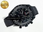 Omega Speedmaster “Dark Side of The Moon” Real Ceramic N1F 1:1 Best Edition on Nylon Strap A9900 - Görsel 8
