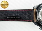 Omega Speedmaster “Dark Side of The Moon” Real Ceramic N1F 1:1 Best Edition Vintage Black on Brown Leather Strap A9300 - Görsel 24