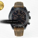 Omega Speedmaster Dark Side Real A9300 Eta Saat - 1:1 Süper Klon Replika Saat