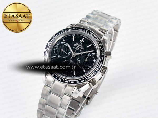 Omega Speedmaster Racing Master Best Edition Black Dial on SS Bracelet A7750