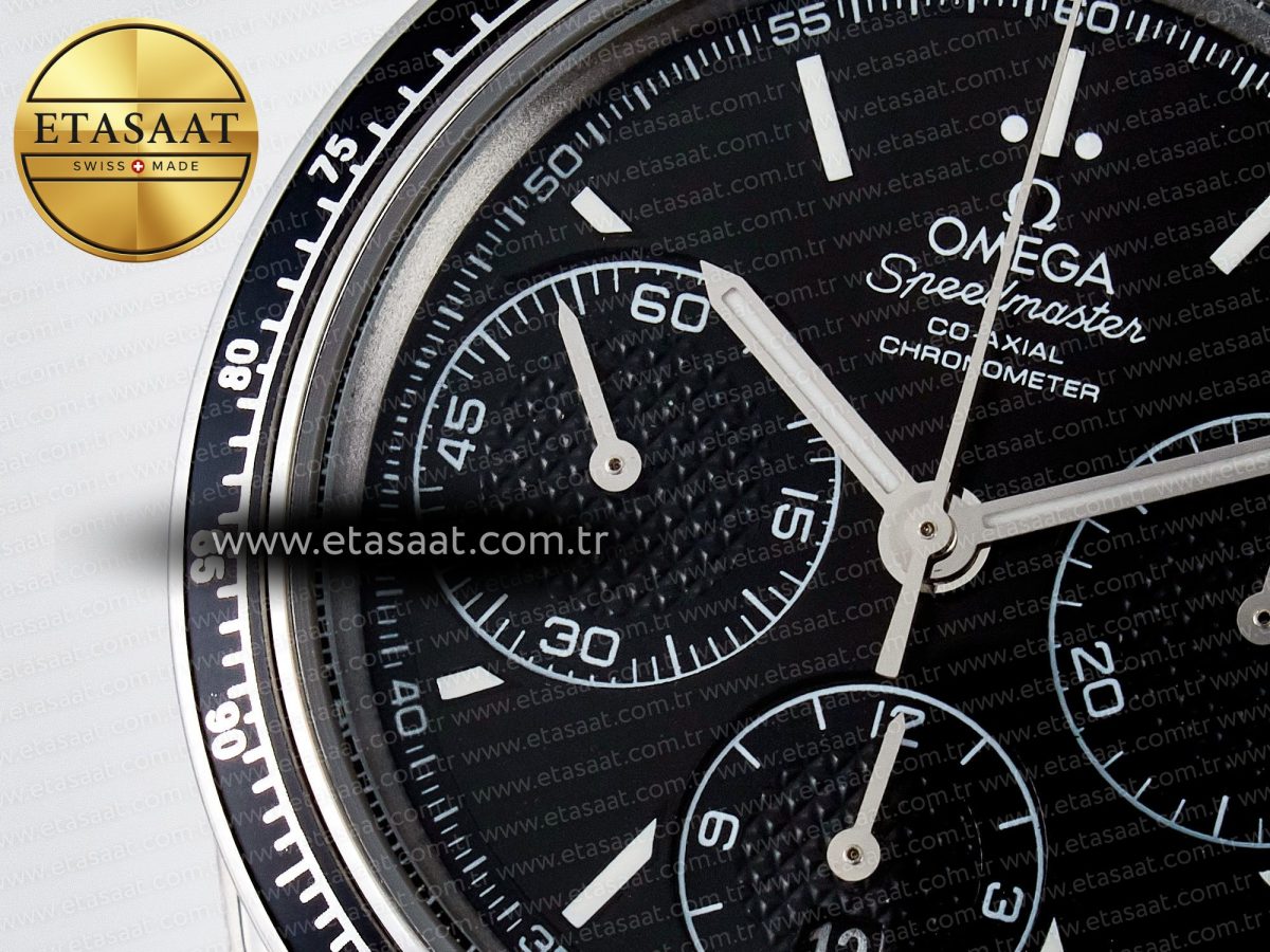 Omega Speedmaster Racing Master Best Edition Black Dial on SS Bracelet A7750 - Görsel 10