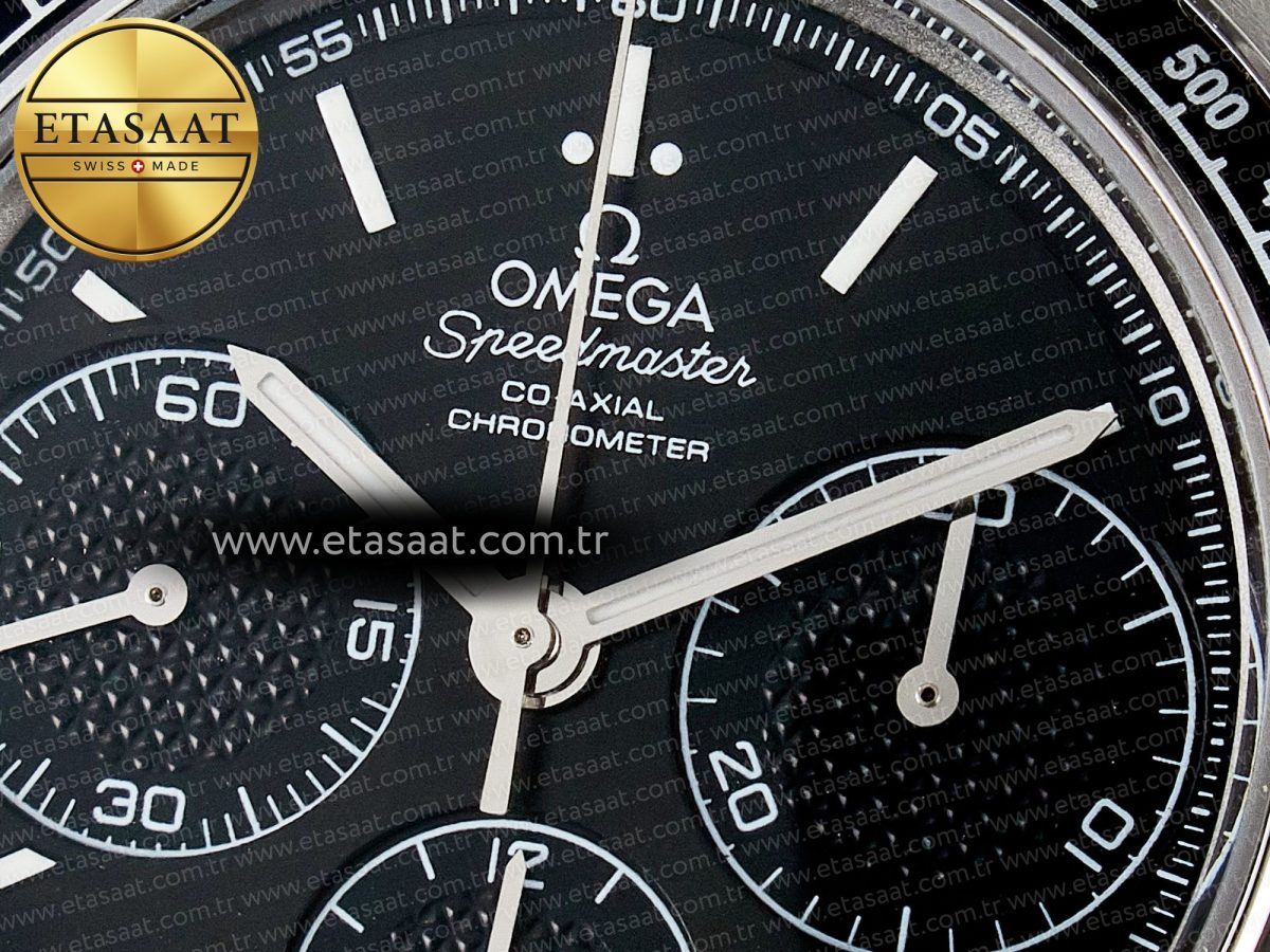 Omega Speedmaster Racing Master Best Edition Black Dial on SS Bracelet A7750 - Görsel 11