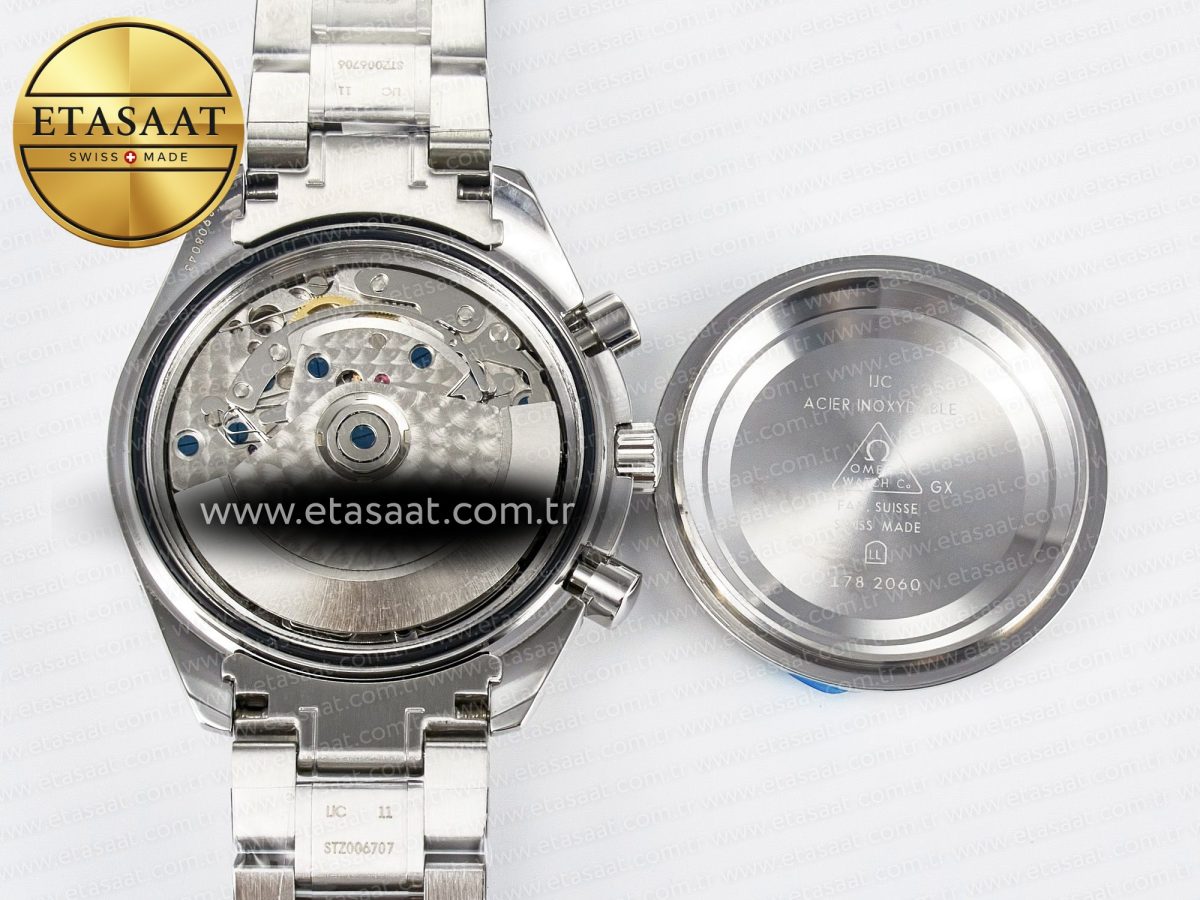 Omega Speedmaster Racing Master Best Edition Black Dial on SS Bracelet A7750 - Görsel 19