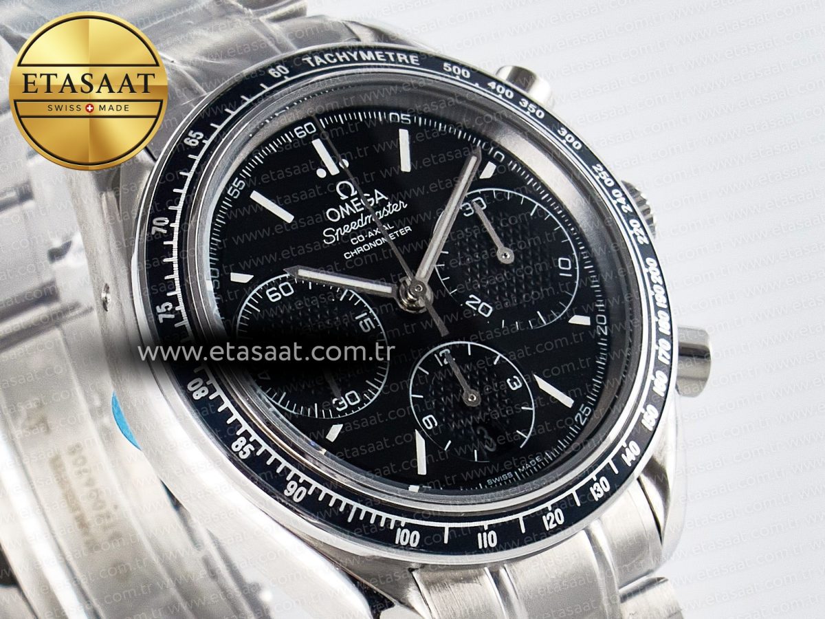 Omega Speedmaster Racing Master Best Edition Black Dial on SS Bracelet A7750 - Görsel 5
