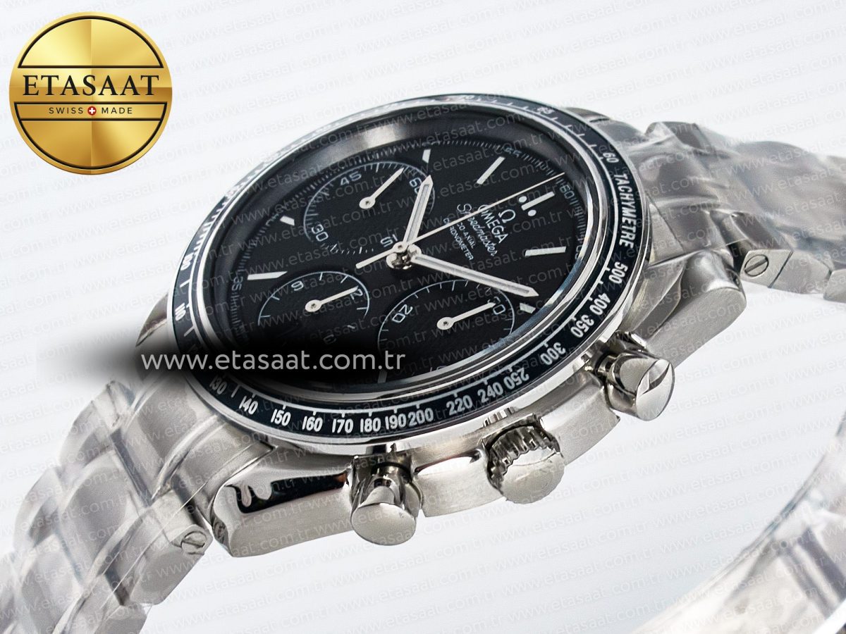 Omega Speedmaster Racing Master Best Edition Black Dial on SS Bracelet A7750 - Görsel 6