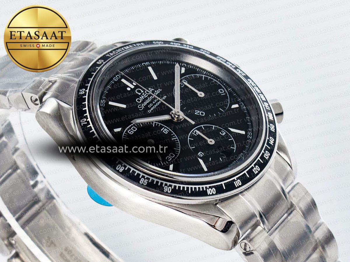 Omega Speedmaster Racing Master Best Edition Black Dial on SS Bracelet A7750 - Görsel 7
