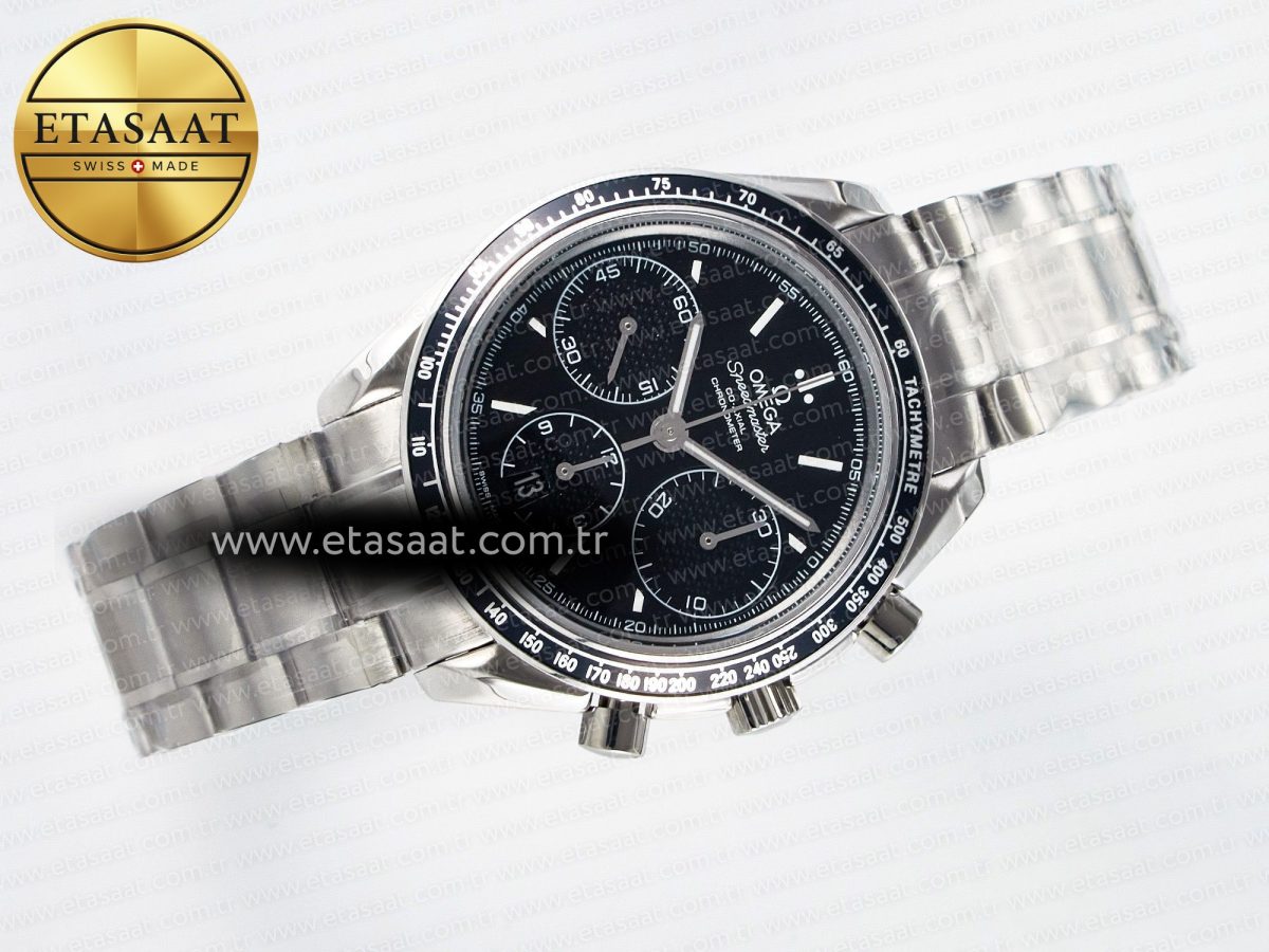 Omega Speedmaster Racing Master Best Edition Black Dial on SS Bracelet A7750 - Görsel 8