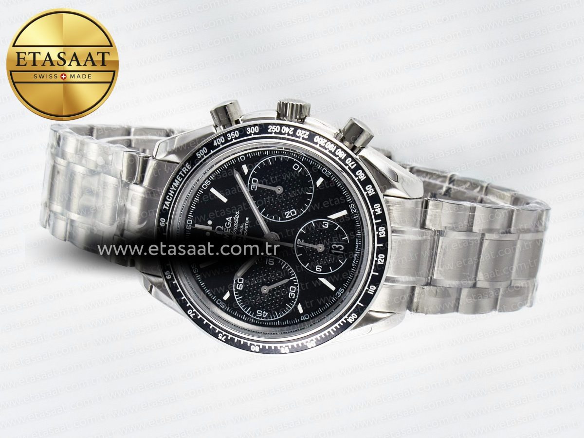 Omega Speedmaster Racing Master Best Edition Black Dial on SS Bracelet A7750 - Görsel 9