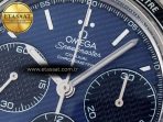 Omega Speedmaster Racing Master SS Blue/Black Dial on SS A7750 - Görsel 11