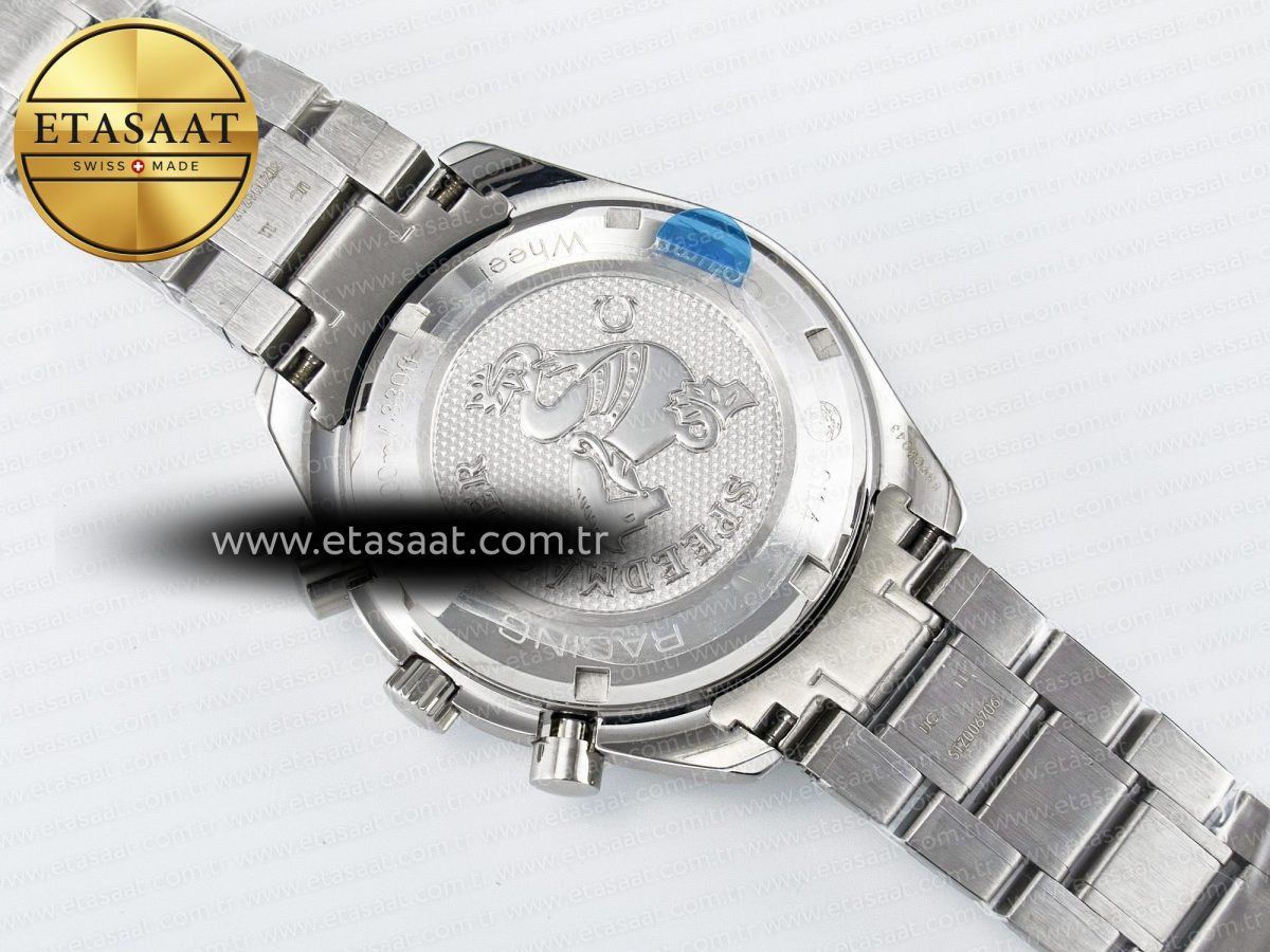 Omega Speedmaster Racing Master SS Blue/Black Dial on SS A7750 - Görsel 17
