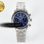 Omega Speedmaster Racing Master SS Mavi/Siyah Kadran A7750 Eta Saat - Görsel 3 - 1:1 Süper Klon Saat