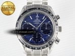 Omega Speedmaster Racing Master SS Blue/Black Dial on SS A7750 - Görsel 4
