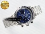 Omega Speedmaster Racing Master SS Blue/Black Dial on SS A7750 - Görsel 8