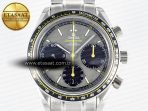 Omega Speedmaster Racing Master Best Edition Gray/Black Dial on SS Bracelet A7750 - Görsel 4