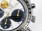 Omega Speedmaster Racing Master Best Edition White/Black Dial on SS Bracelet A7750 - Görsel 12