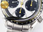 Omega Speedmaster Racing Master Best Edition White/Black Dial on SS Bracelet A7750 - Görsel 13