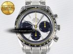 Omega Speedmaster Racing Master Best Edition White/Black Dial on SS Bracelet A7750 - Görsel 4