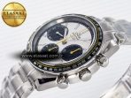 Omega Speedmaster Racing Master Best Edition White/Black Dial on SS Bracelet A7750 - Görsel 6