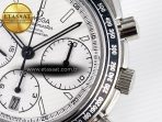Omega Speedmaster Racing Master Best Edition White Dial on SS Bracelet A7750 - Görsel 12