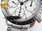 Omega Speedmaster Racing Master Best Edition White Dial on SS Bracelet A7750 - Görsel 13