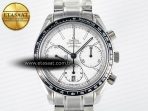 Omega Speedmaster Racing Master Best Edition White Dial on SS Bracelet A7750 - Görsel 4